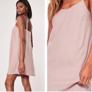Love Fire pink slip dress